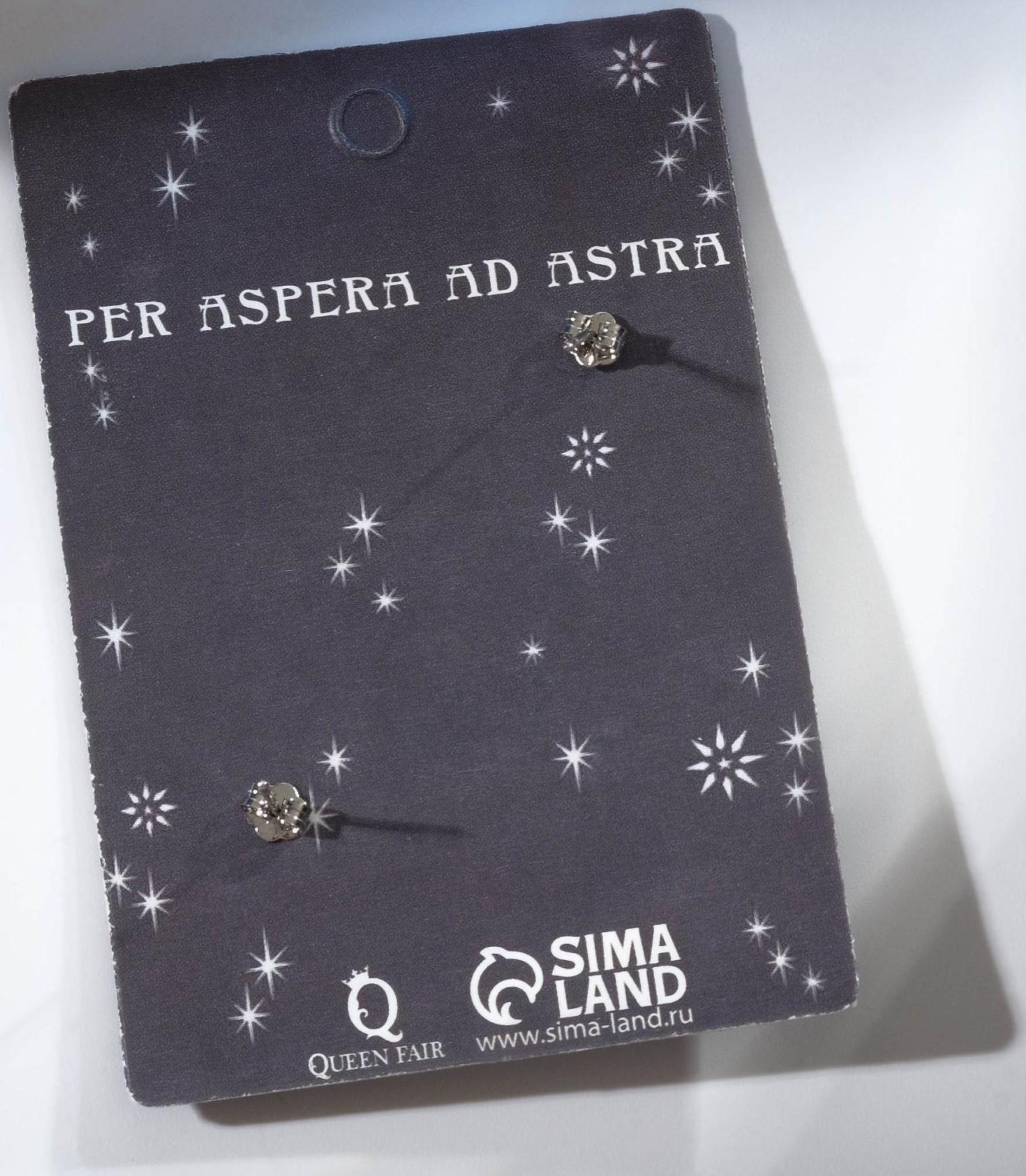 Серьги металл 