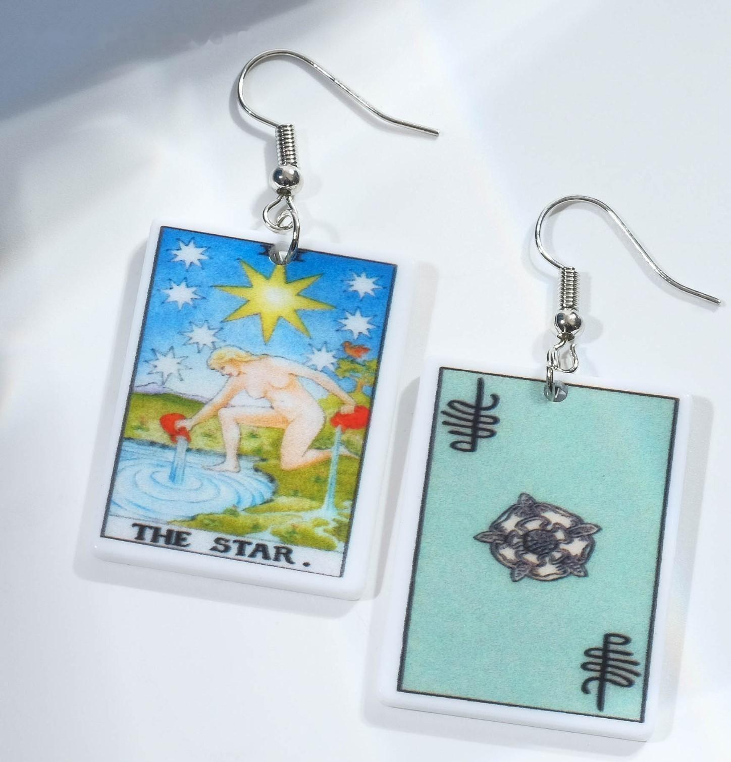 Серьги акрил 