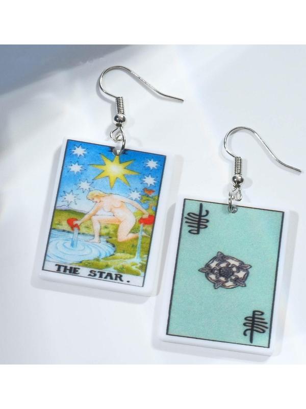 Серьги акрил 