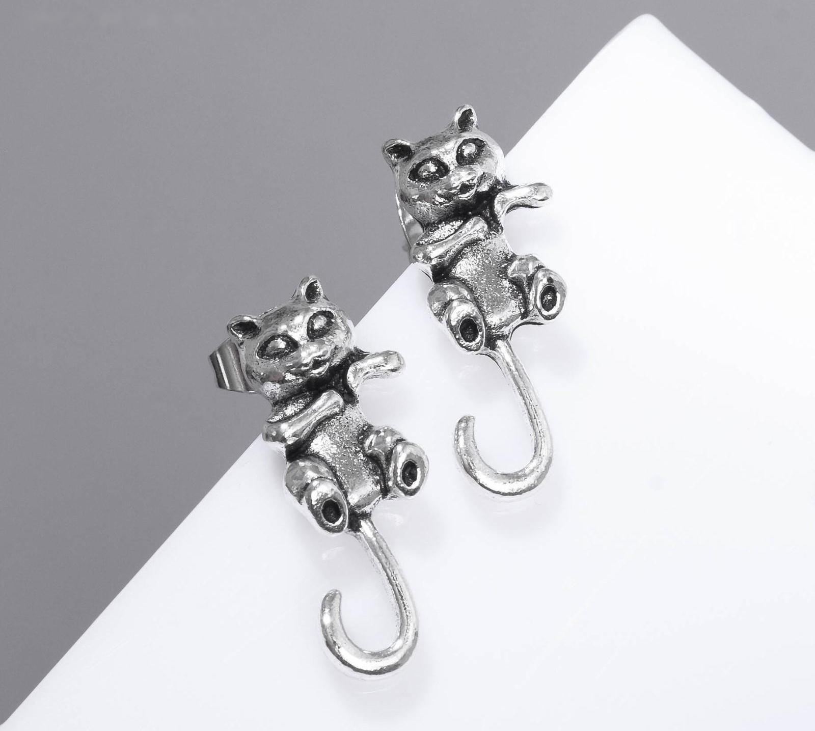 Серьги металл 