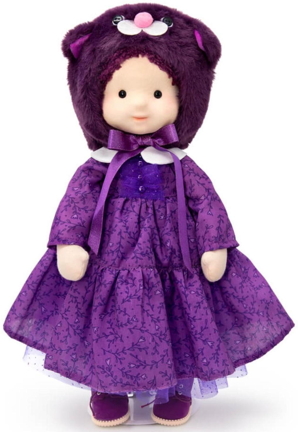 Мягкая кукла «Тиана в шапочке «Котенок»