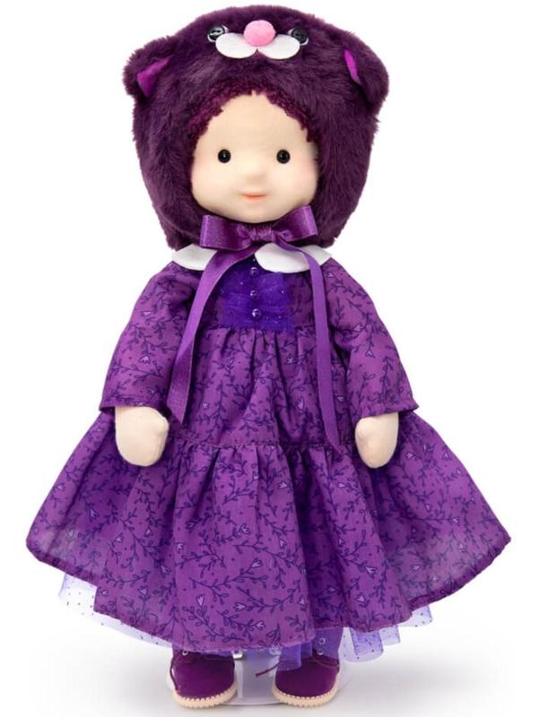 Мягкая кукла «Тиана в шапочке «Котенок»