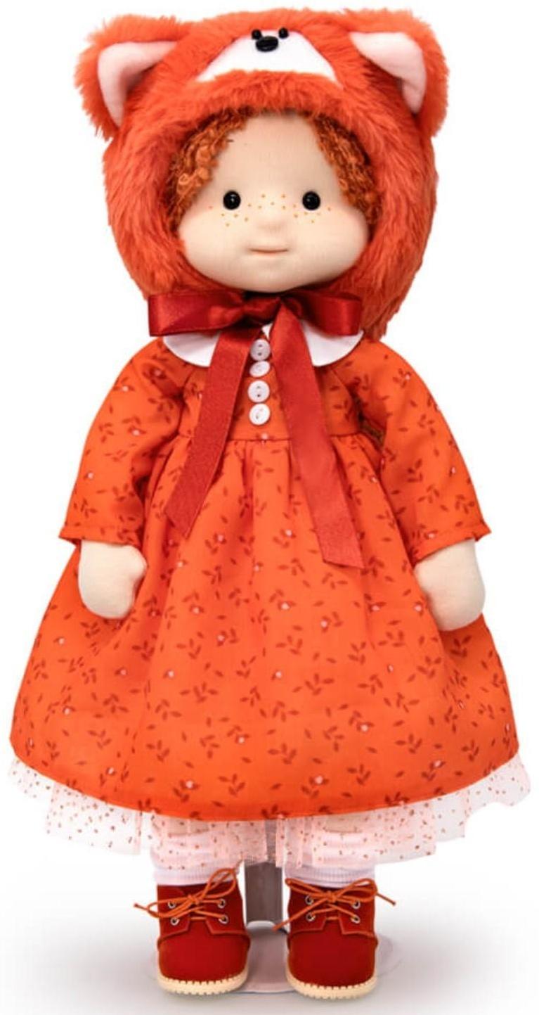 Мягкая кукла «Ива в шапочке «Лисенок»