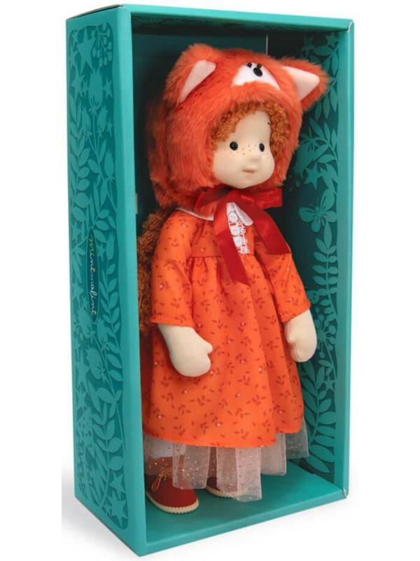 Мягкая кукла «Ива в шапочке «Лисенок»
