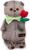 Мягкая игрушка «Басик с тюльпаном», 22 см
