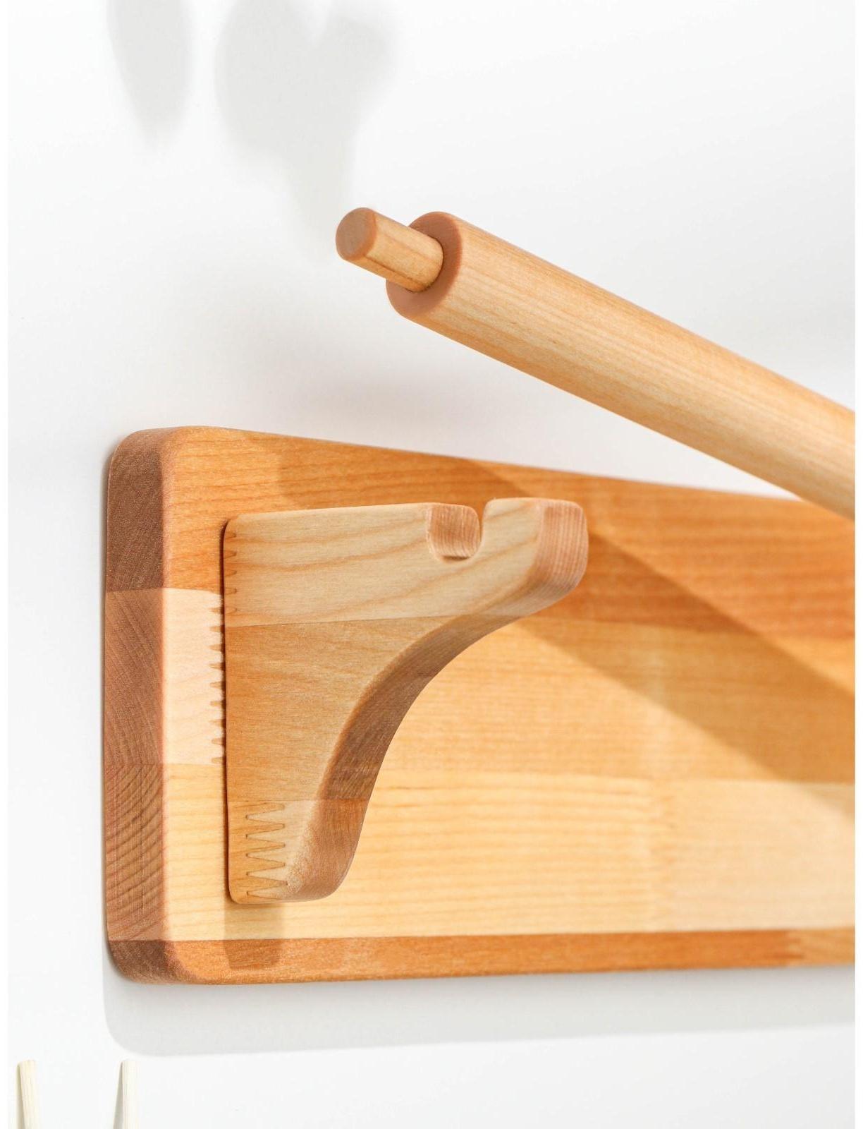 Держатель для бумажных полотенец настенный, береза, 30,5×11,5 см