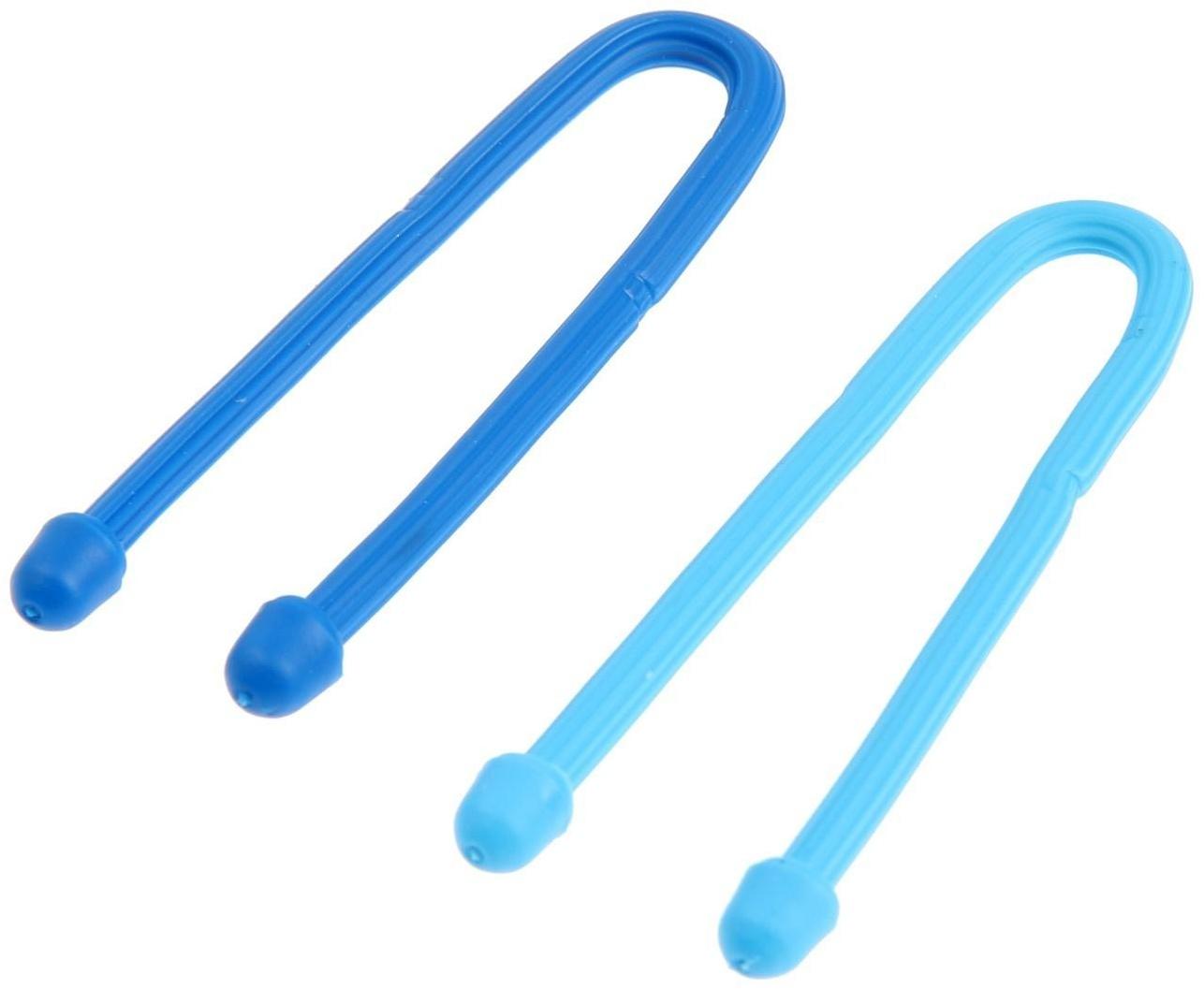 Cтяжка для кабеля, fix-o-moll 15,2 см цвет синий цветной 2 шт