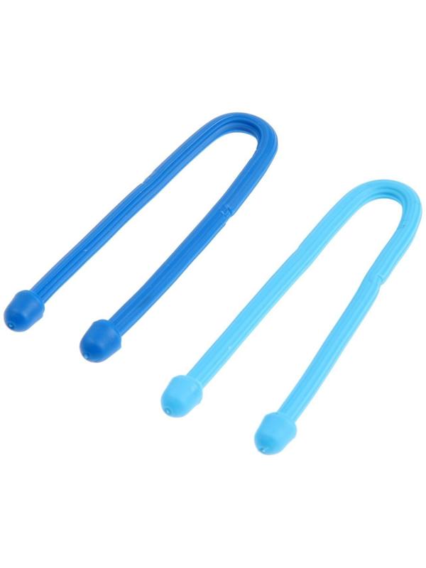 Cтяжка для кабеля, fix-o-moll 15,2 см цвет синий цветной 2 шт