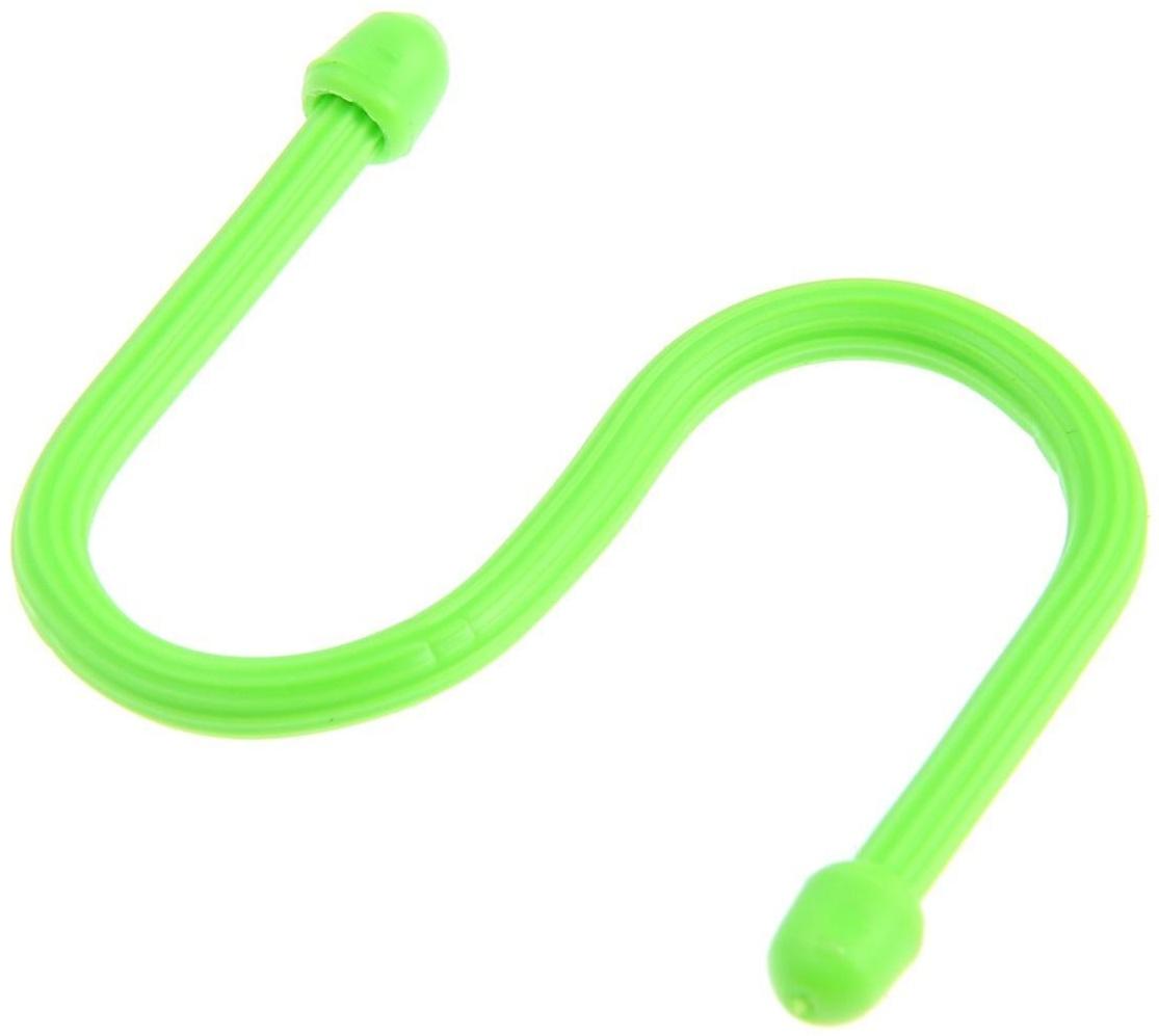 Cтяжка для кабеля 15,2 см, цвет  черный зеленый, 2 шт