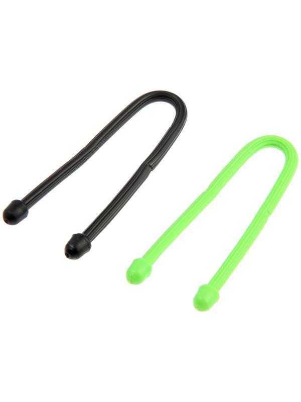Cтяжка для кабеля 15,2 см, цвет  черный зеленый, 2 шт
