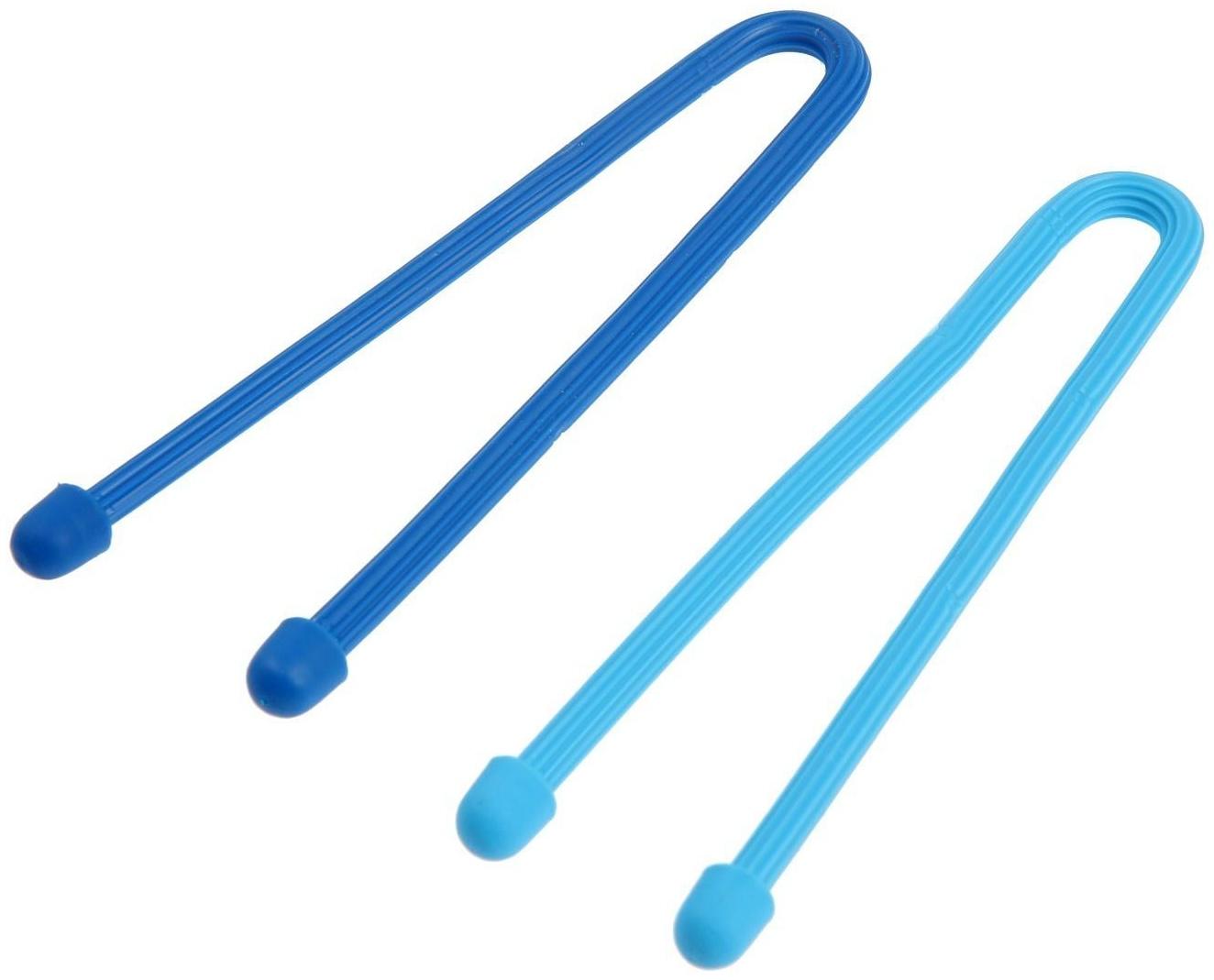 Cтяжка для кабеля 31,0 см, цвет синий, 2 шт