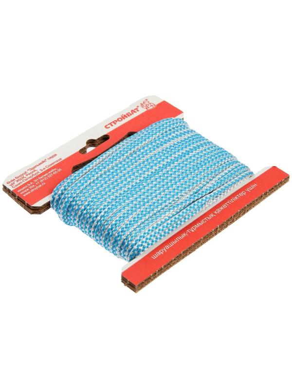 Шнур полипр.вязаный  4,0 мм цветной 20 м