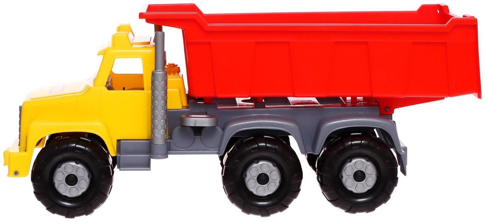 Автомобиль-самосвал «Супергигант», цвет жёлто-красный