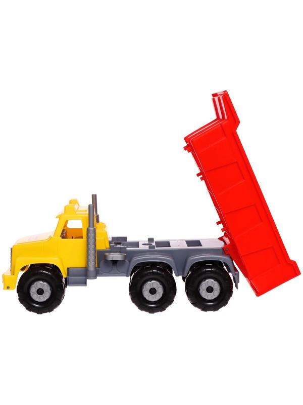 Автомобиль-самосвал «Супергигант», цвет жёлто-красный