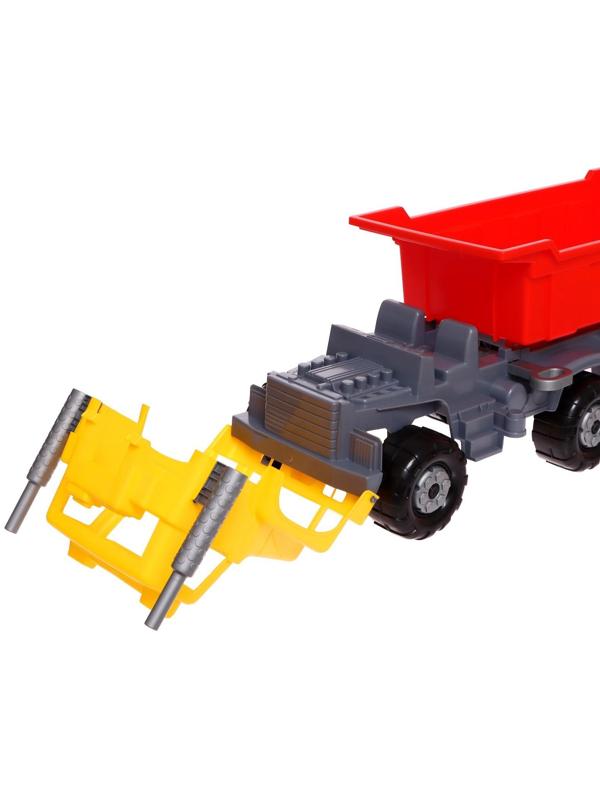 Автомобиль-самосвал «Супергигант», цвет жёлто-красный