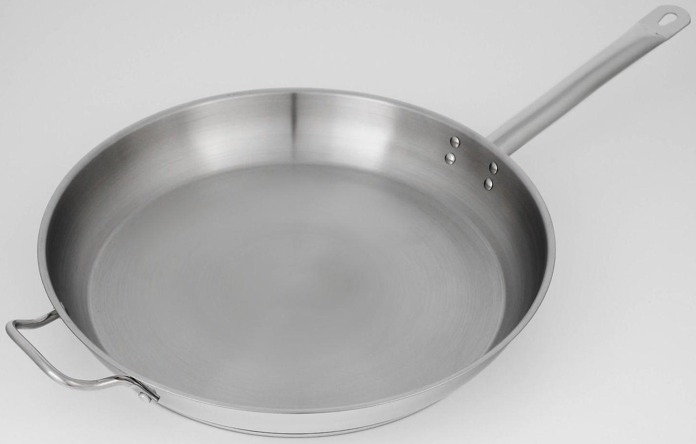 Сковорода «Общепит», d=40 см, толщина стенок 0,8 мм, дно ТРС 3,5 мм, индукция