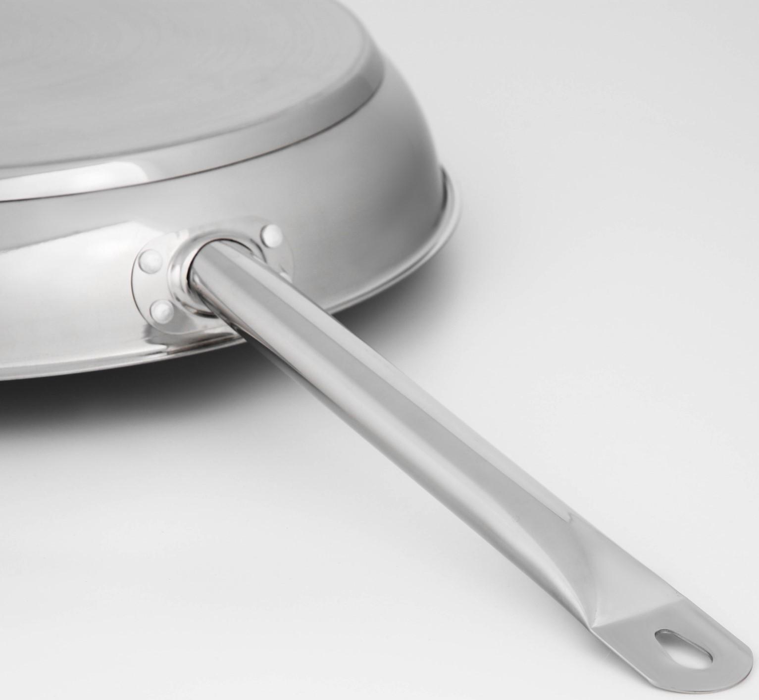 Сковорода «Общепит», d=40 см, толщина стенок 0,8 мм, дно ТРС 3,5 мм, индукция