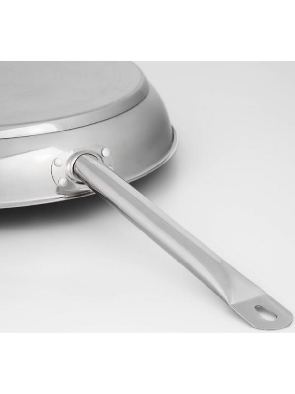 Сковорода «Общепит», d=40 см, толщина стенок 0,8 мм, дно ТРС 3,5 мм, индукция