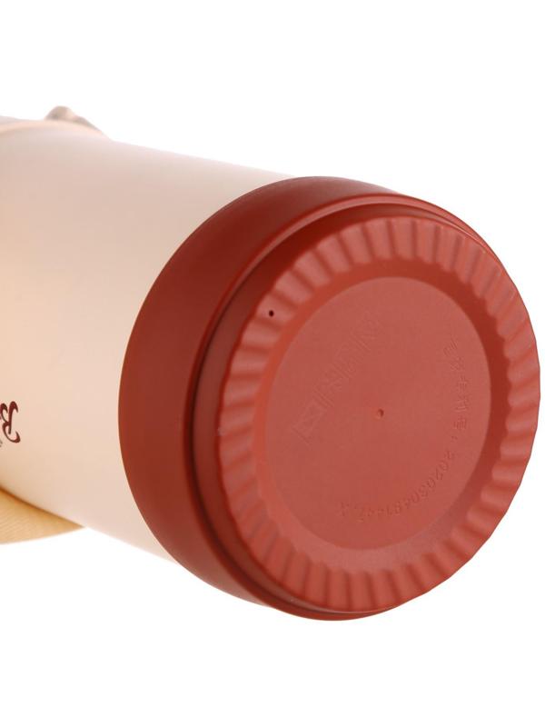 Термос для еды, 1.2 л, 3 контейнера, складная ложка, сохраняет тепло до 24 ч, 27 х 15 см