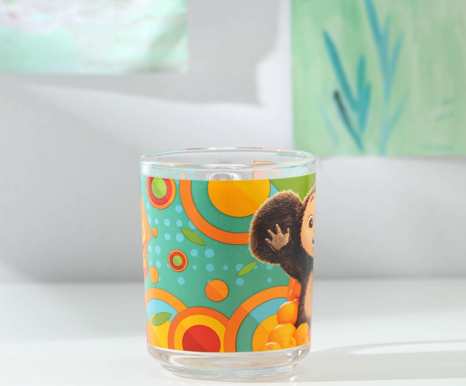 Кружка детская «Чебурашка», в подарочной упаковке, 230 мл, стекло