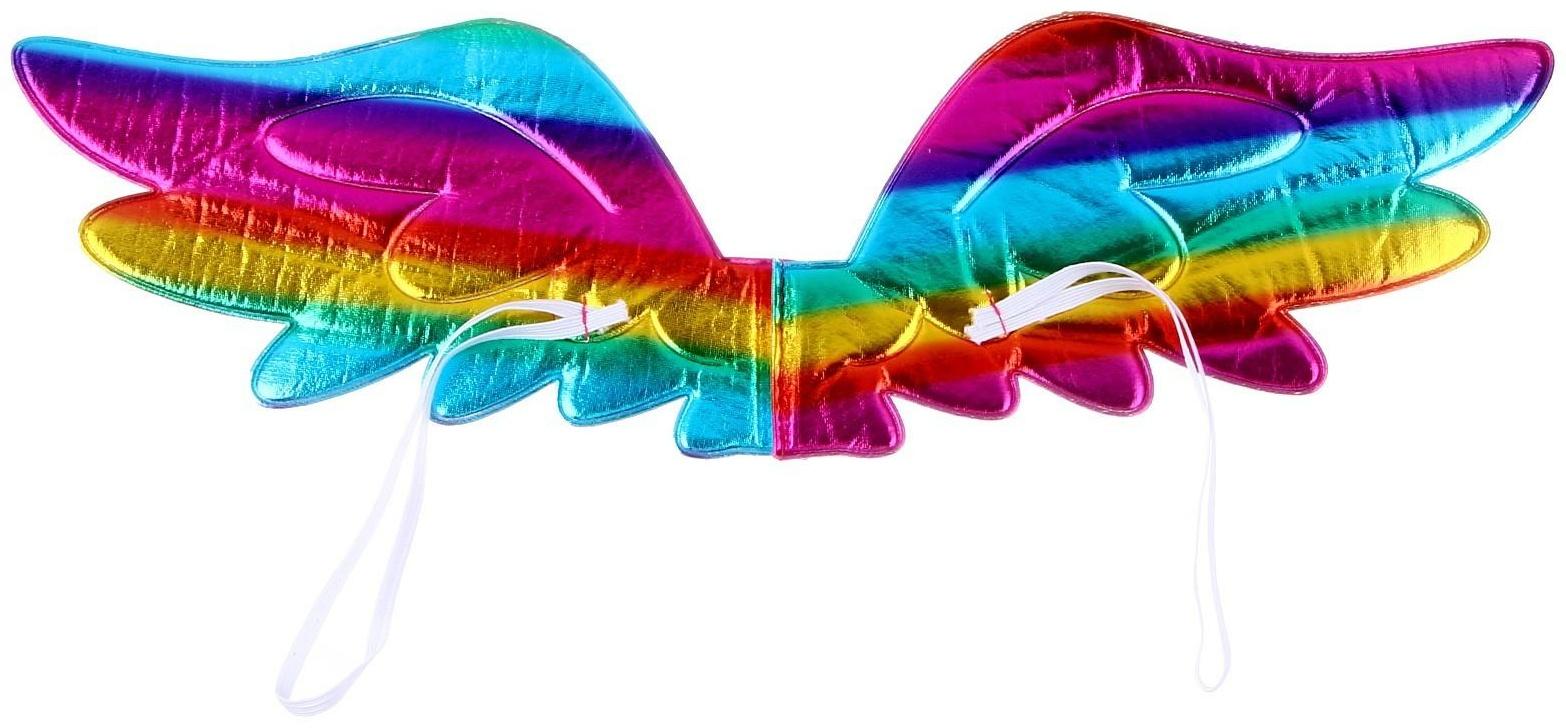 Карнавальные крылья «Ангел», цвет радужный