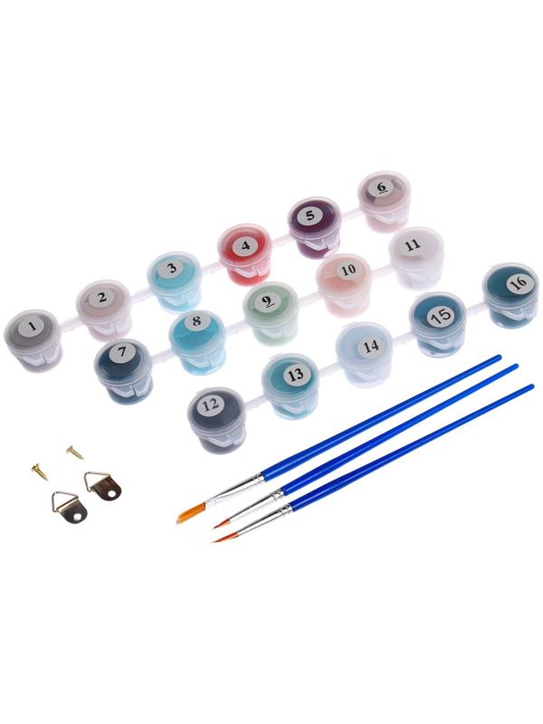 Картина по номерам на холсте с подрамником «Стихия воды», 20х30 см