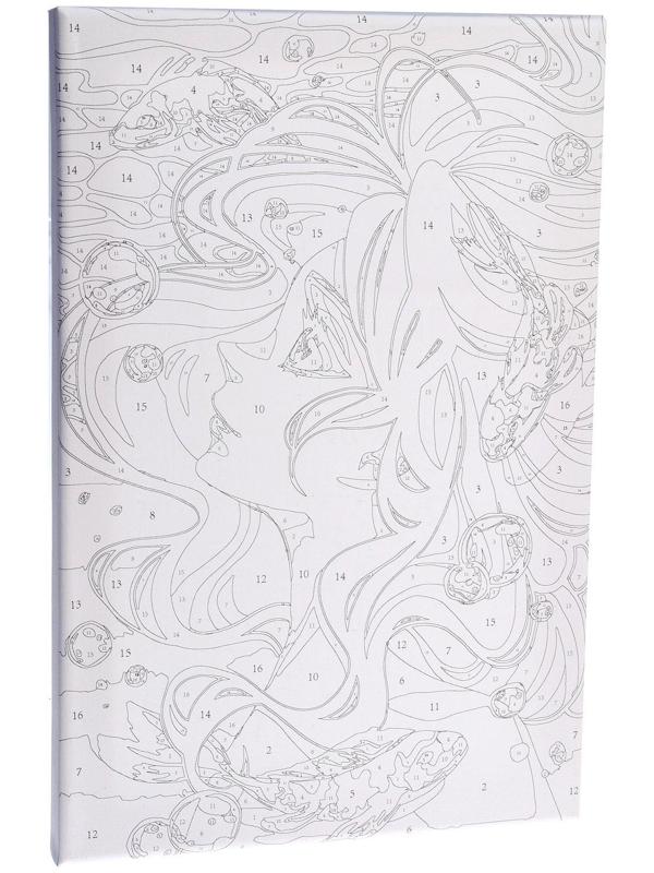 Картина по номерам на холсте с подрамником «Стихия воды», 20х30 см