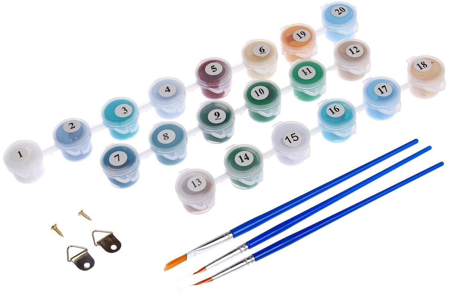 Картина по номерам на холсте с подрамником «Греция», 30х40 см