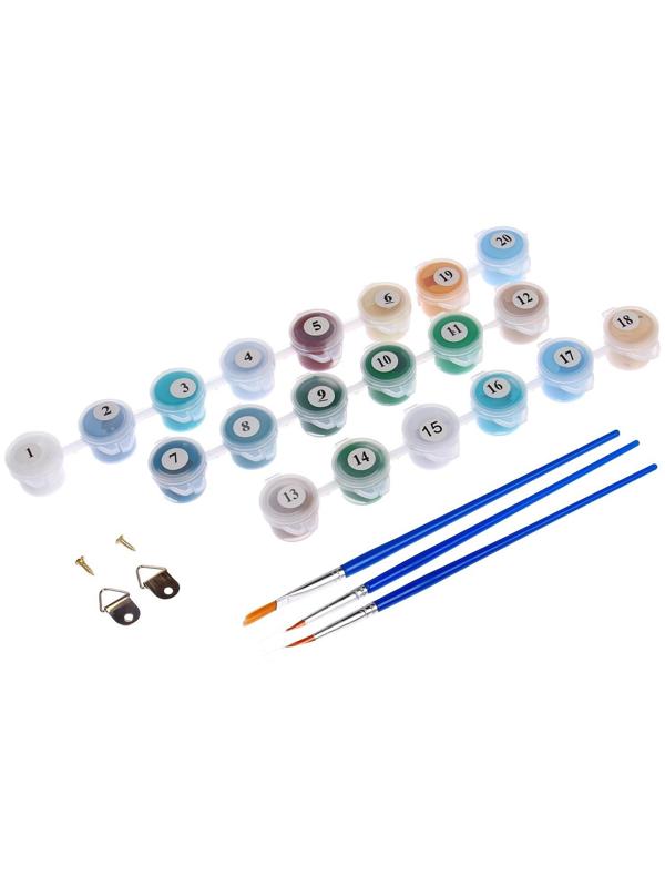 Картина по номерам на холсте с подрамником «Греция», 30х40 см