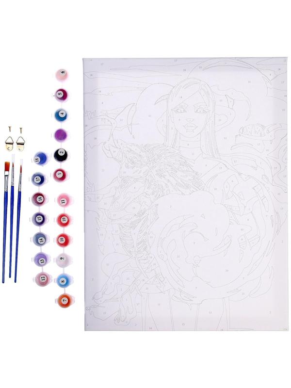 Картина по номерам на холсте с подрамником «Лиса», 30х40 см