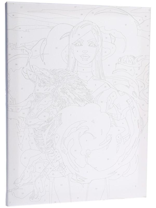 Картина по номерам на холсте с подрамником «Лиса», 30х40 см