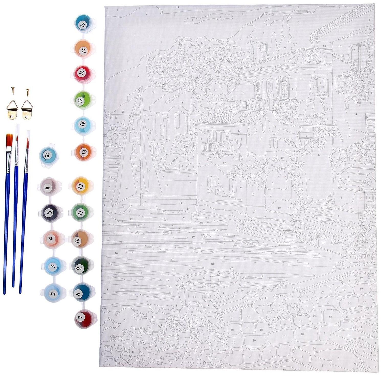 Картина по номерам на холсте с подрамником «Пейзаж», 30х40 см