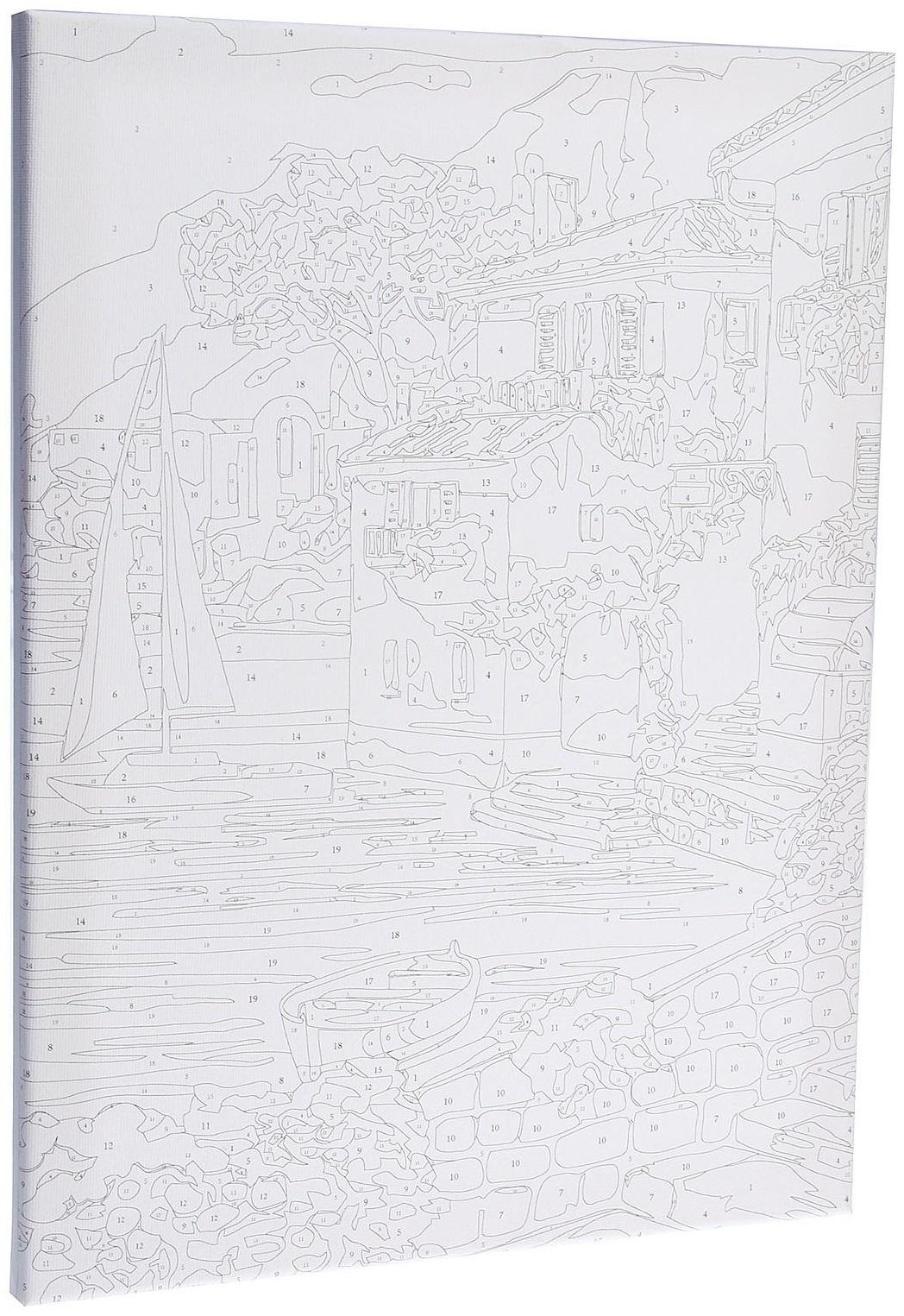 Картина по номерам на холсте с подрамником «Пейзаж», 30х40 см