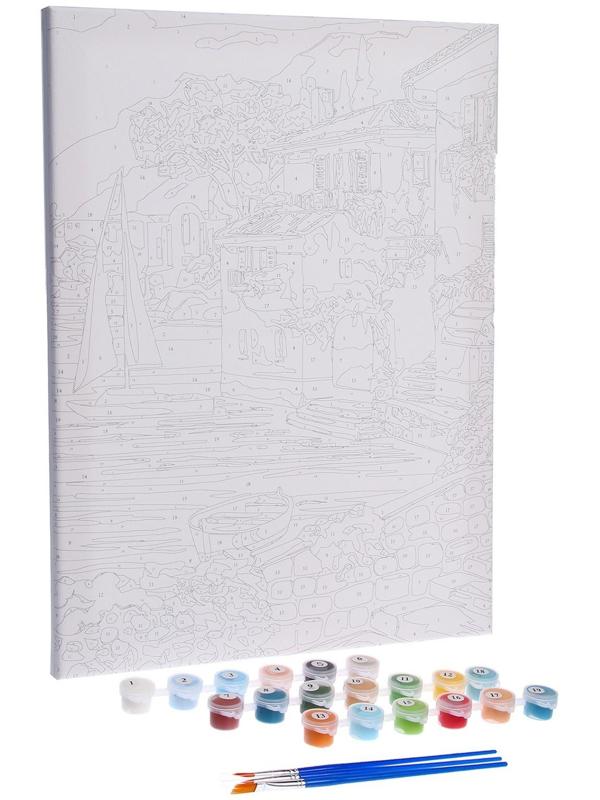 Картина по номерам на холсте с подрамником «Пейзаж», 30х40 см