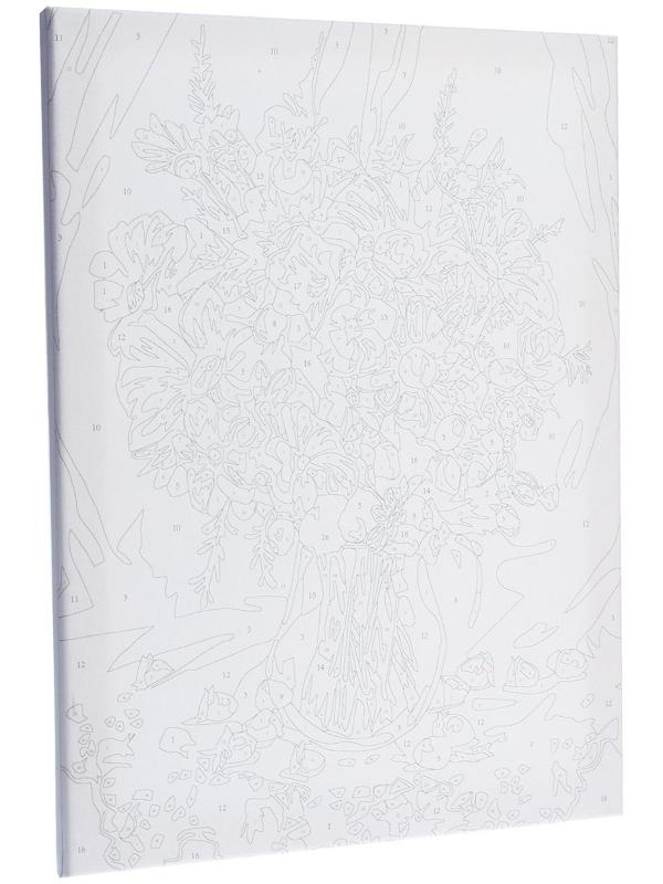 Картина по номерам на холсте с подрамником «Натюрморт с цветами», 30х40 см