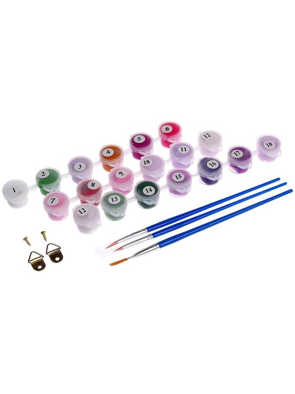 Картина по номерам на холсте с подрамником «Натюрморт с цветами», 30х40 см