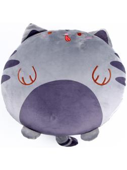 Мягкая игрушка-подушка «Кот», 43 см, цвет серый