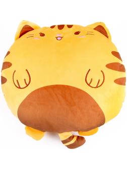 Мягкая игрушка-подушка «Кот», 43 см, цвет оранжевый