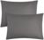 Комплект наволочек Этель, 50х70 см - 2 шт, серый, 100% хлопок, бязь