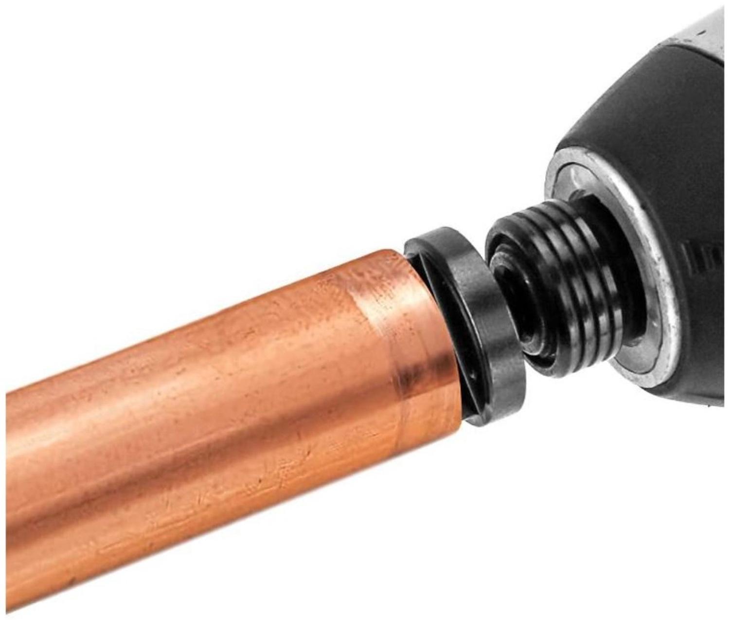 Набор насадок на шуруповерт ТУНДРА, расширитель медных труб, 1/4-3/8-1/2-5/8-7/8-3/4, 6 шт.   934667