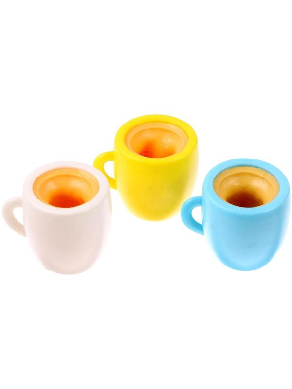 Мялка «Котик в кружке», цвета МИКС