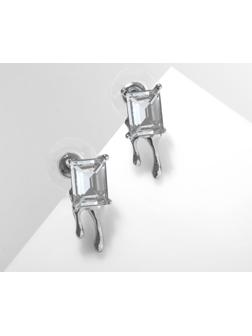 Серьги со стразами 