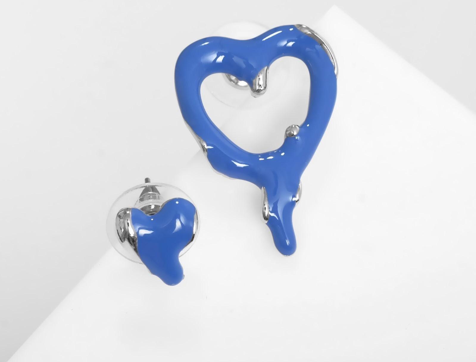 Серьги эмаль 