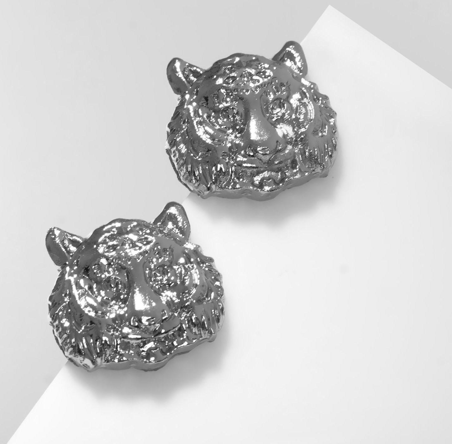 Серьги металл 