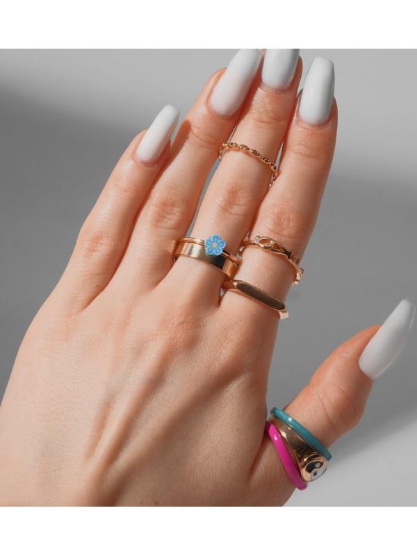 Кольцо набор 8 штук 