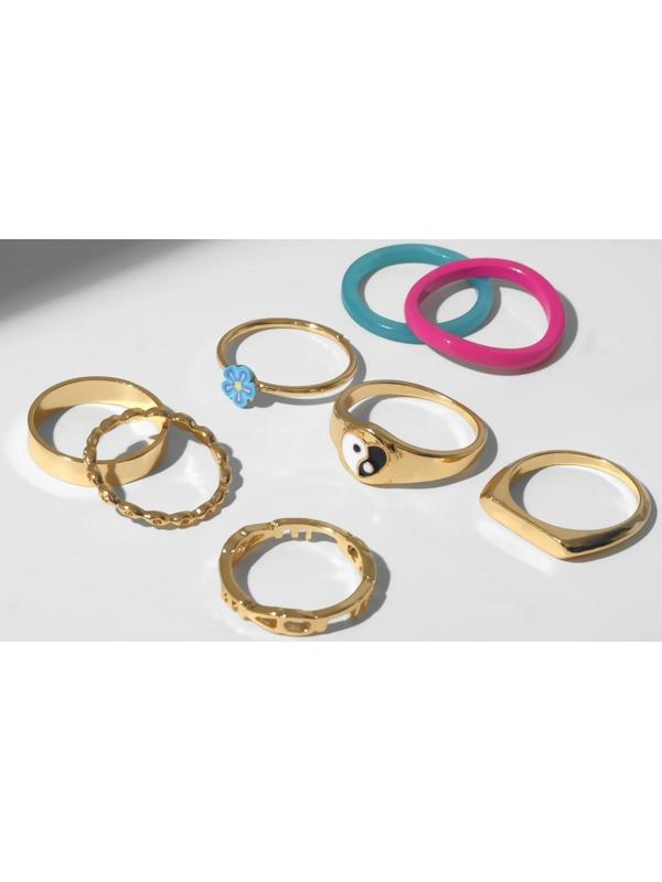 Кольцо набор 8 штук 