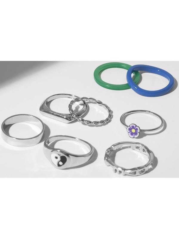 Кольцо набор 8 штук 