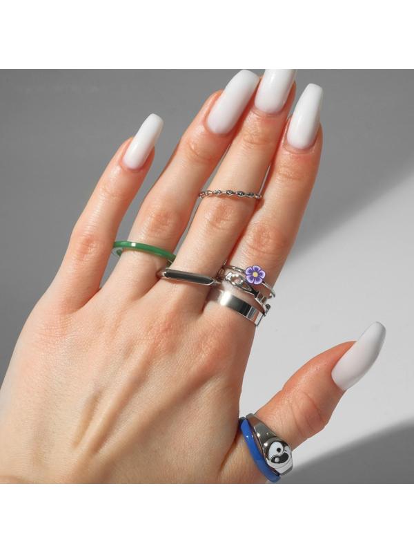 Кольцо набор 8 штук 