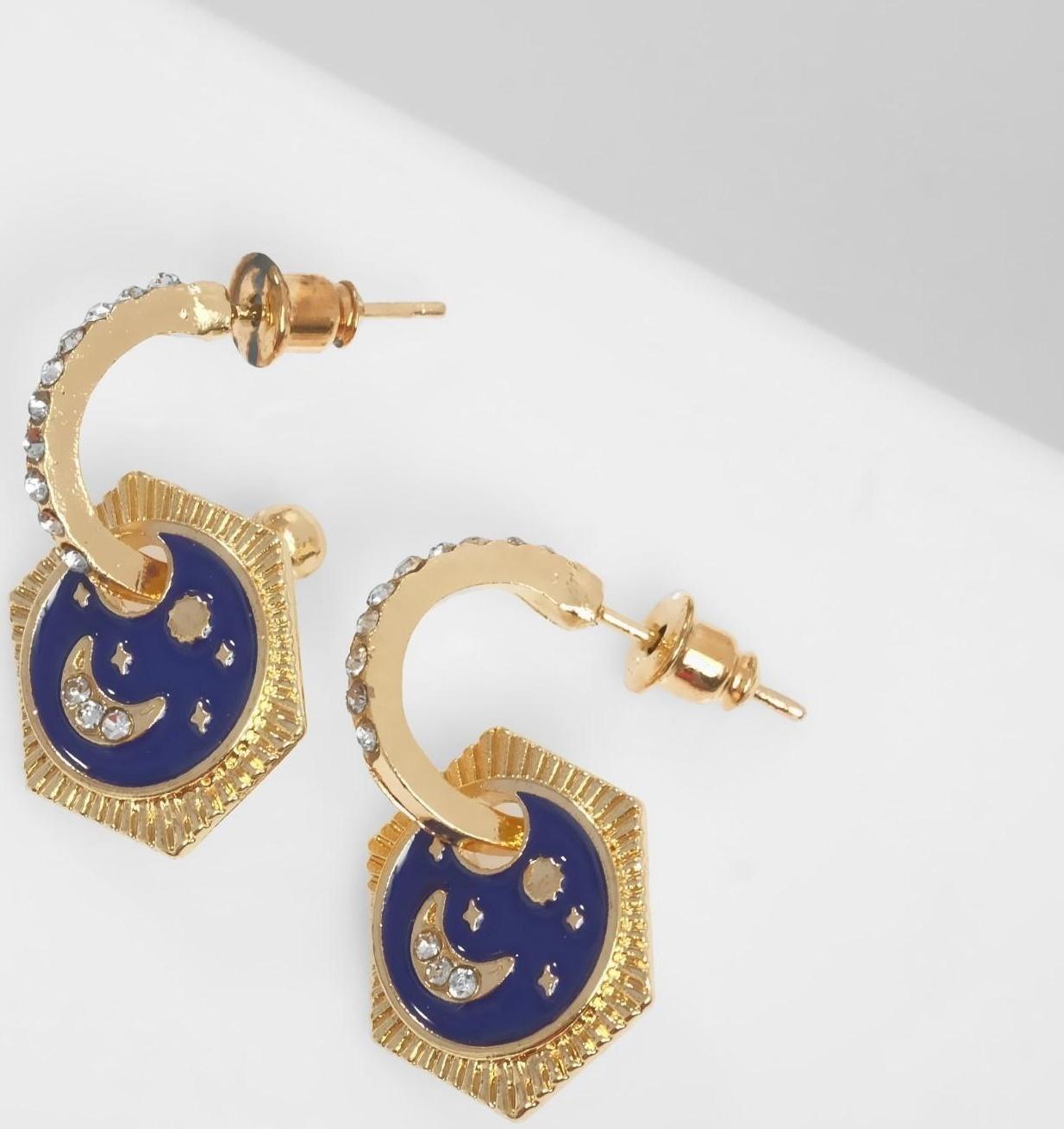 Серьги эмаль 