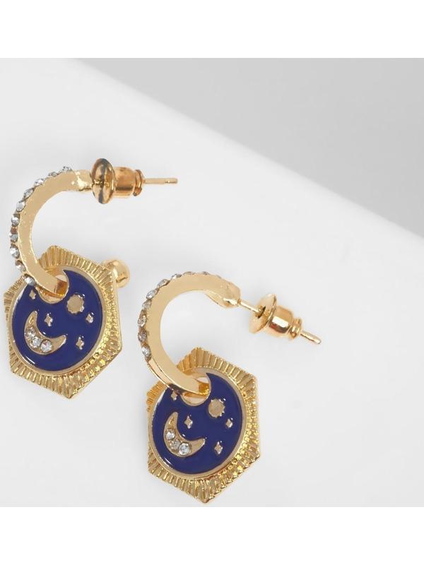 Серьги эмаль 